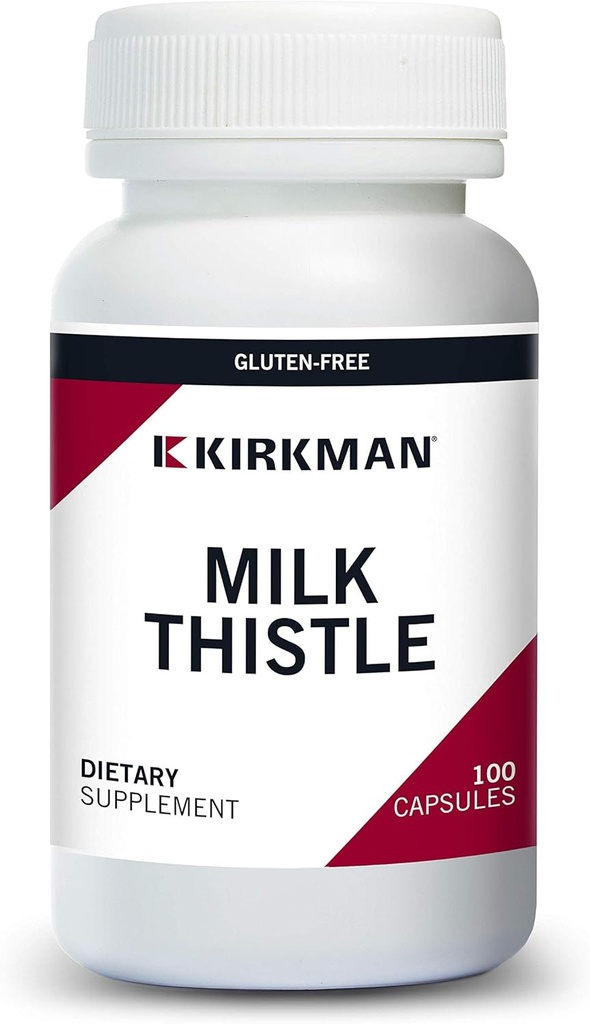 Kirkman Milk Thistle 100 mg - Hypoallergenic | 100 capsule vegetariane