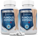 Laboratori giustificati (2 Pack) Fungus Defend Max Pills 40 miliardi CFU Probiotic 120 capsule