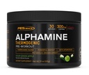 PEScience Alphamine Thermogenic Pre Workout, Fat Burner Pre Workout Energy Powder con L-Carnitina, Sour Green Apple, 60 Scoops