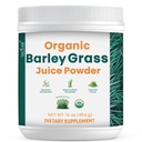 Teaveli Organic Orzo Grass Succo Polvere- Cresciuto e raccolto nel terreno fertile Utah - 16 once (454 Grammi)
