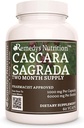 Alimentazione di Remedy Cascara Sagrada | 1.000 mg, 60 capsule vegane Supplemento dietetico | Due mesi di alimentazione