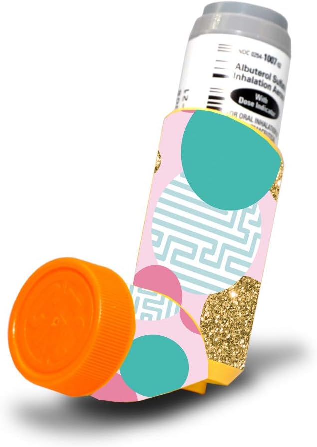 MightySkins Skin per Proventil HFA Asthma Inhaler - Green Stone | Protezione, Durevole e Unico Involucro Decal in vinile | Facile da applicare, rimuovere e cambiare stili | Made in the USA
