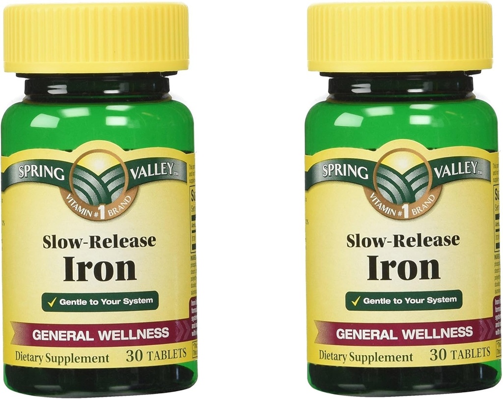 Ferro da stiro lento della valle di primavera, 30 compresse (2 Pack)