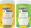Bellway Super Fiber Powder + Frutta, Sugar Free Organic Psyllium Husk Powder Fiber Supplemento per Regolarità, Bloating Relief & Gut Health, Non OGM, Ananas Passion Fruit & Lemon Lime