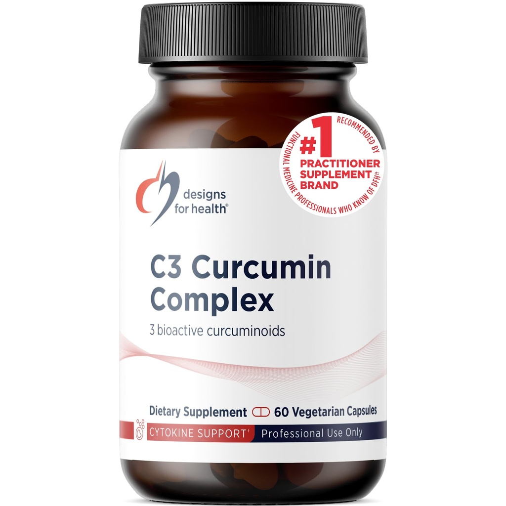 Progetti per la salute C3 Curcumin Complex - Integratore Curcuminoide altamente biodisponibile, 400mg con 3 Curcuminoidi Bioattivi - Non OGM, Gluten-Free + Vegetariano (60 Capsule)