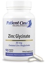 Un paziente Zinc Glycinate 30mg | Supplemento al supporto salute del sistema immunitario* | Assorbimento di zinco potenziato | 90 capsule