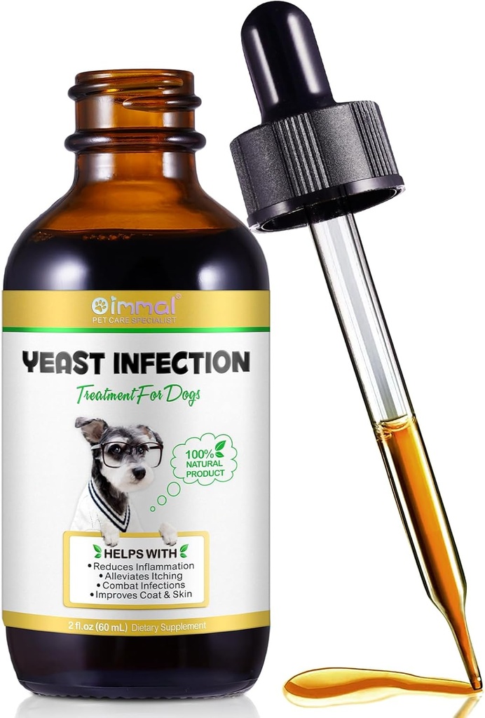 Trattamento di infezione del lievito per i cani, naturalmente Supporta il sollievo di Itch sano del cane, il trattamento di infezione dell'orecchio, il sollievo di allergia dei cani, il sollievo di infiammazione & di più (1pcs)