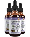 Nervestra Nerve Health Support Supplemento - Formula liquida di erbe di assorbimento rapido - Turmerico, corteccia bianca di salice, B-Vitamins, acido lipoico alfa, acetil-L-carnitina e altro ancora