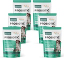 Wellnergy Daily Probiotics & Prebiotics Soft Chew for Dogs & Cats - Supporto digestivo per diarrea, costipazione, upset Stomach, Indigestion & Gas - Aiuta la digestione, Allergy Skin & Immune Health 60ct