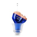 J20 apparecchi acustici per anziani adulti rumore-cancellazione - ascolto anziani, amplificatore uditivo, mini amplificatore audio, aumento del suono dell'orecchio, riduzione del rumore, discorso migliorato, cancellazione del feedback (blu, sinistra)