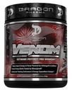 DRAGON PHARMA Venom Extreme Potency Pre-Workout, Laser Sharp Focus + Energy, Performance Intensa, Ingredienti Proven per Vasodilation & Endurance (40 Serve, Succo Americano)