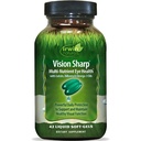Irwin Naturals Vision Sharp Multi-Nutrient Eye Health con Lutein, Bilberry & Omega-3s - 42 Liquid Softgels
