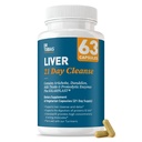 Dr. Tobias fegato 21 giorno Cleanse, erbe fegato Detox Cleanse con latte Thistle, radice di dadelion & Artichoke Extract, Supporta la salute e la digestione del fegato, 63 capsule vegetariane