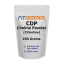 Polvere citicolina, CDP Choline Powder Pure con Scoop, Non OGM, Integratore cognitivo per Memoria e Imparare (250 Grammi)