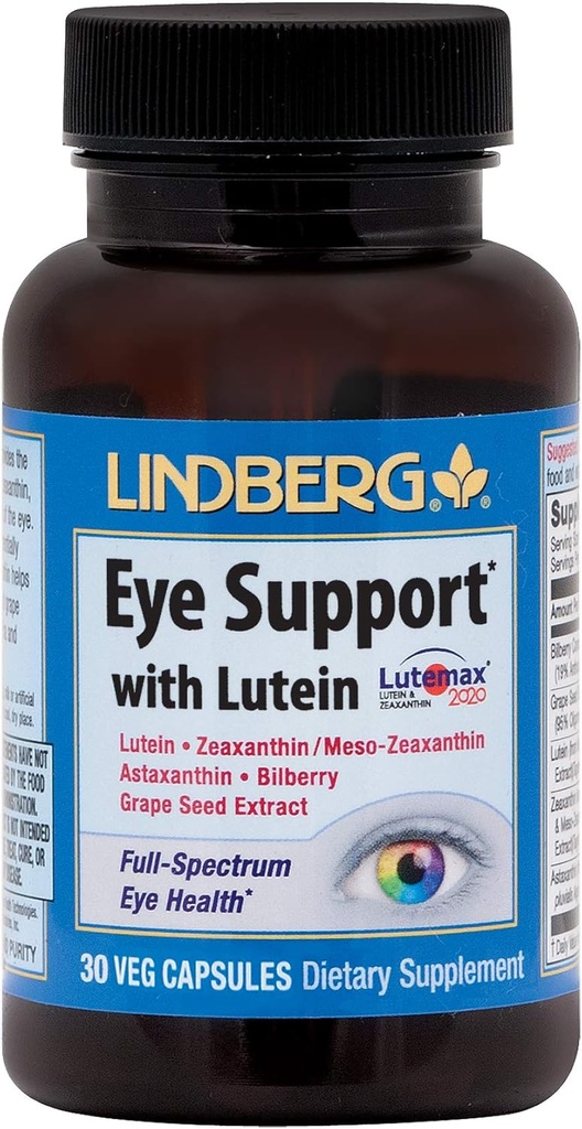 Lindberg Eye Support* con Lutein (30 capsule)