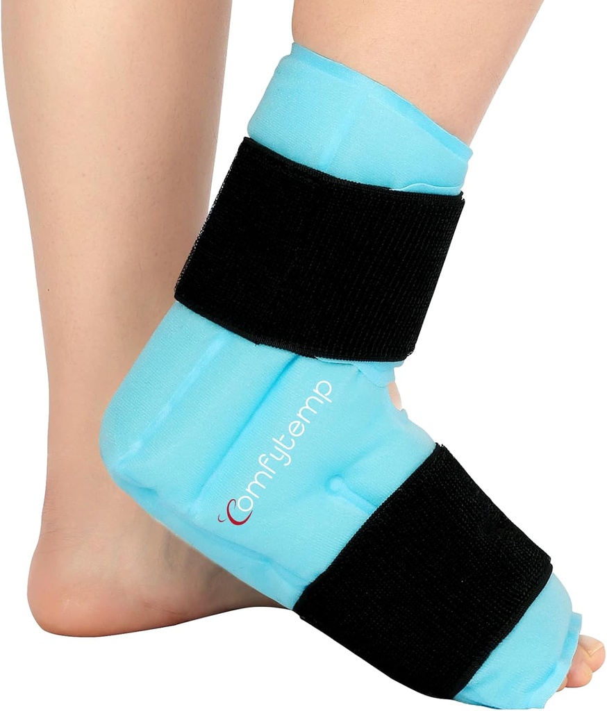 Impermeabile del piede della caviglia per il sollievo della fascite plantare, FSA eleggibile, cavigliera di sostegno per la caviglia sfornata, Spur del tallone, Gonfiore, Achille Tendonite, Dolore, Hot Cold Physical Therapy Gifts, 1 Pcs