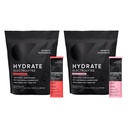 Ricerca sportiva Hydrate Electrolytes Dynamic Duo - Zucchero-Free e naturalmente aromatizzato con vitamine, minerali e acqua di cocco - 32 pacchetti di idratazione del melograno di ciliegia & lampone Lemonade