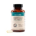 NatureWise Omega 3 Fish Oil - 500 mg per Pill - EPA & DHA - Supporto immunitario, Benessere cerebrale e ottimale - Gluten and Soy Free, Non-GMO - 60 Softgels[2-Month Supply]