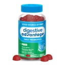 Vantaggio digestivo Prebiotici Fibre Gummies + Probiotici per la salute del fegato, 5g Prebiotic Fiber Plus 1 miliardo CFU Probiotico, Supporta la salute digestiva & regolarità, (bottiglia 60ct) Fragola Flavor*