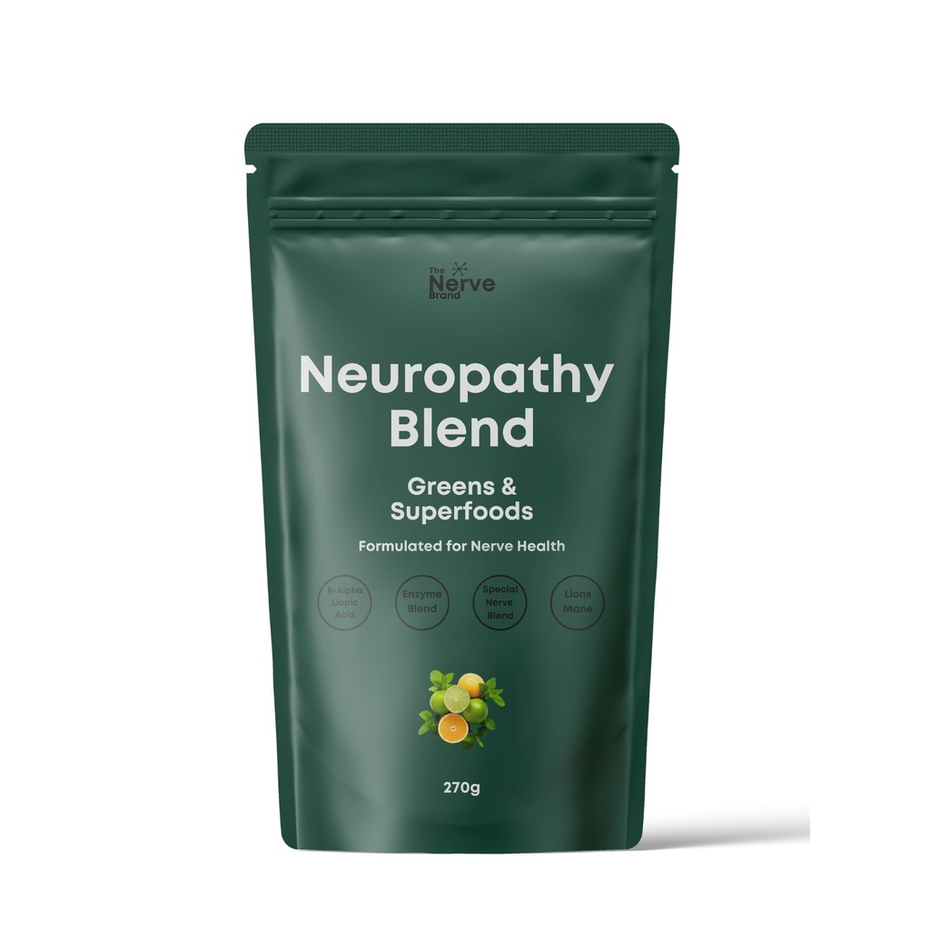 La Nerve Brand Neuropathy Superfood Blend Greens Polvere per la neuropatia periferica con 600mg di R Alpha Lipoic Acid