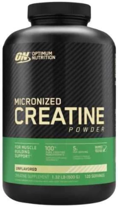 Polvere di creatina di Nutrition ottimale, non aromatizzata, 600 grammi