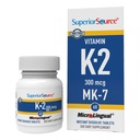 Vitamina K2 MK-7 (Menaquinone-7) 300 mcg - Integratore di sostegno per la resistenza e la salute del chiodo - aiuta la funzione cardiaca sana - Bariatric-Friendly - 60 compresse dissolving sublinguali