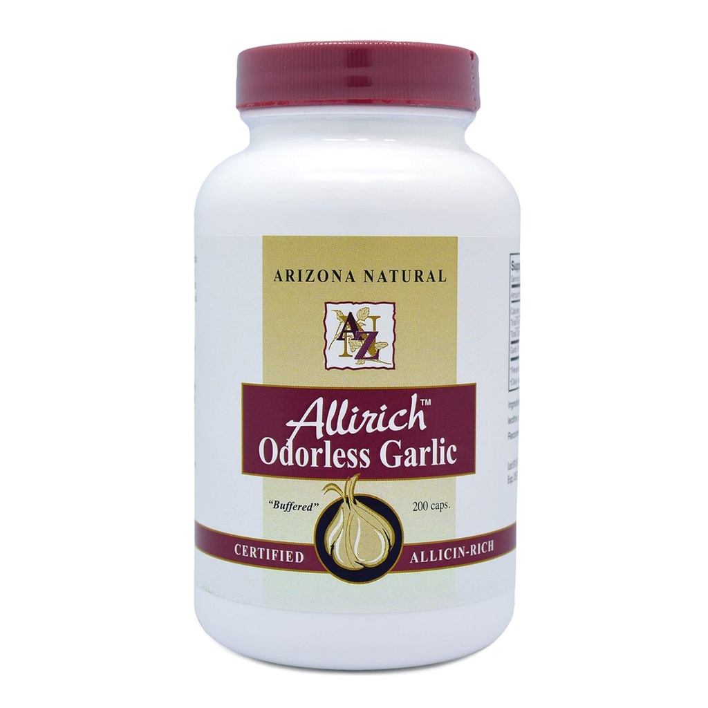 Allirich (Allicin-Rich) Odorless Aglio Soft-gels