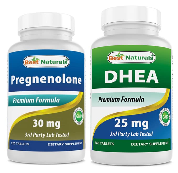 I migliori naturali Pregnenolone 30 Mg & COQ10 100 mg