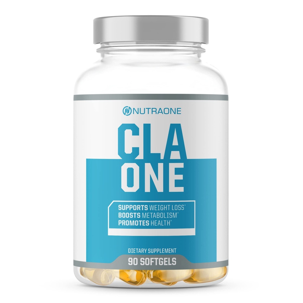 NutraOne CLAOne Supplemento dalla nutrizione — Acido Linoleico coniugato (CLA) Integratore Naturale* (90 capsule)