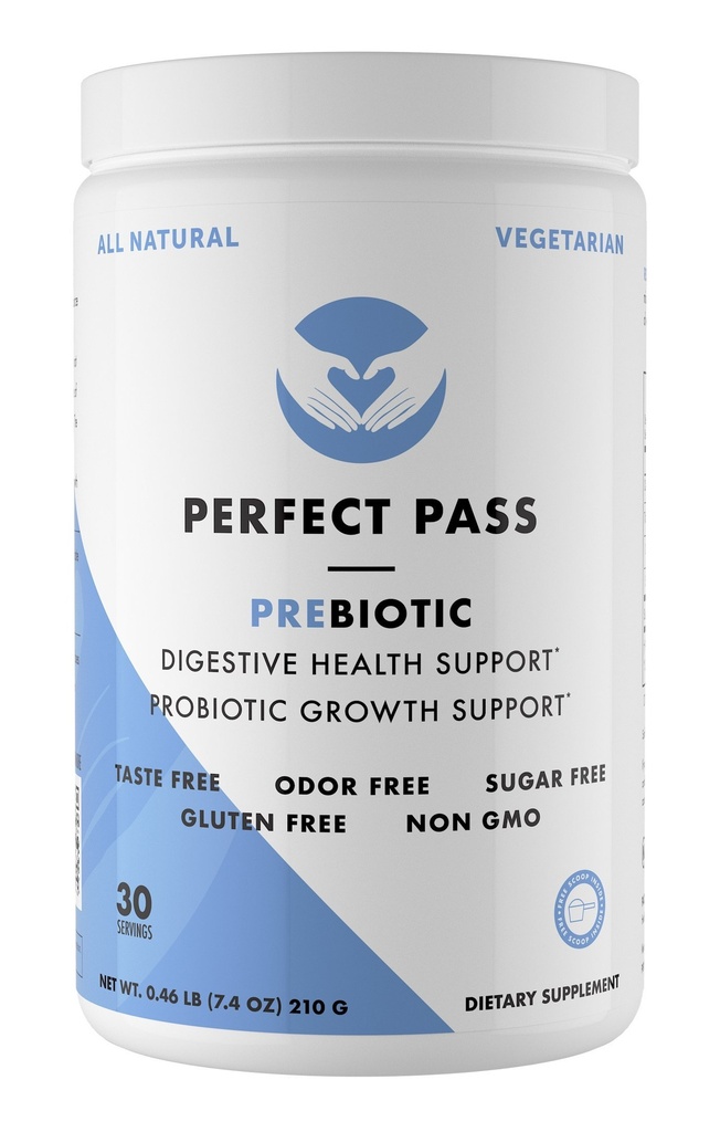 PERFECT PASS PHGG prebiotico parzialmente idrolizzato Guar Gum 210g Polvere - 100% naturale Gluten Free Non OGM - Certificato Kosher vegetariano senza zucchero