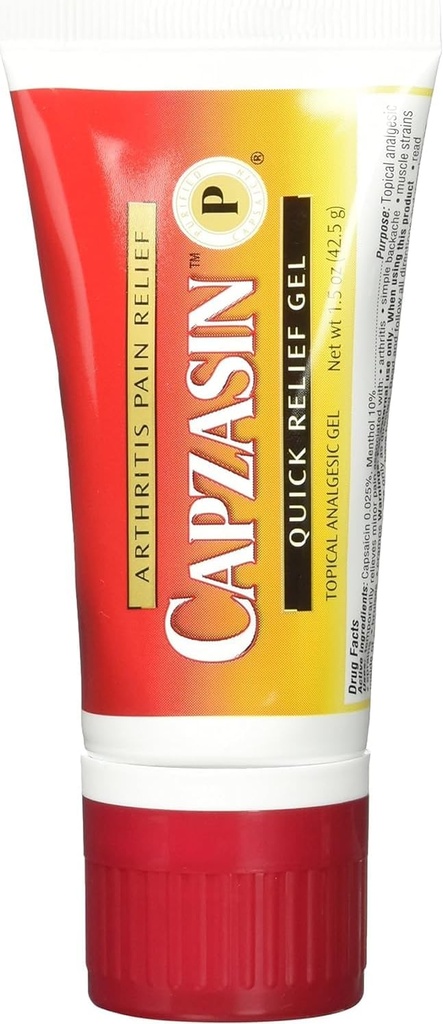 Capzasin Arthritis Rilievo di dolore, Gel di sollievo rapido, nessun applicatore di Sponge Mess 1,5 oz (42,5 g)