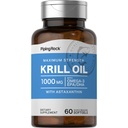 Piping Rock Krill Oil 1000 mg Softgels | 60 Count | con Omega 3, EPA, DHA | Non OGM, Gluten Free