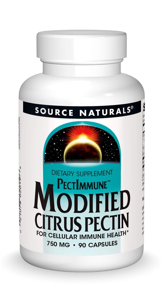 Fonte Naturals PectImmune, Citrus modificato Pectin, Per la salute immunitaria cellulare*, 750 mg - 90 capsule