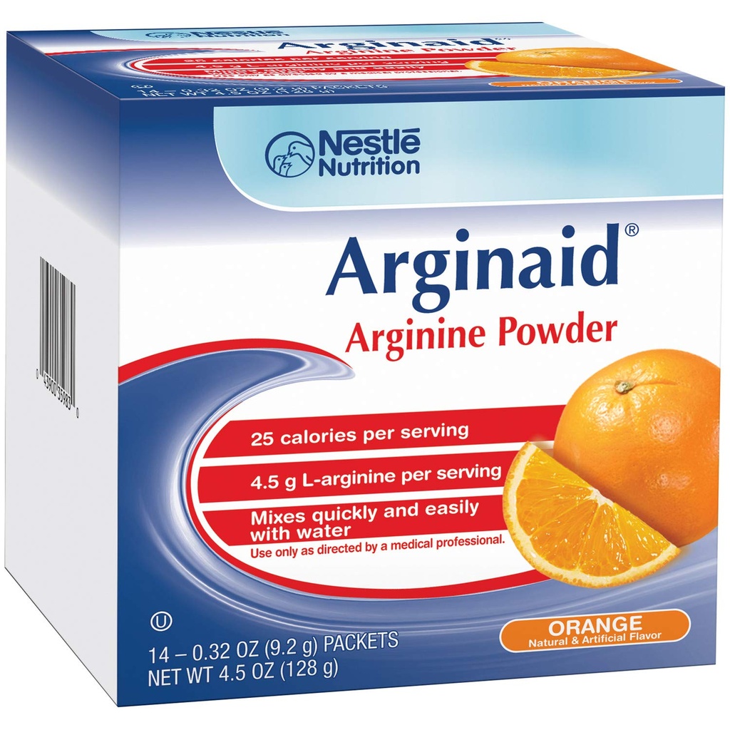 Novartis Nutrition Arginaid - Arancione (scatola di 14 pacchetti da 9.2g)