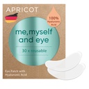 APRICOT Eye Patches con acido ialuronico (confezione di 1) I Anti-Aging Eye Pads "Me,Myself and Eye" Riduce le rughe degli occhi I patch degli occhi riutilizzabili I Silicone pads contro le rughe che ho fatto in Germania
