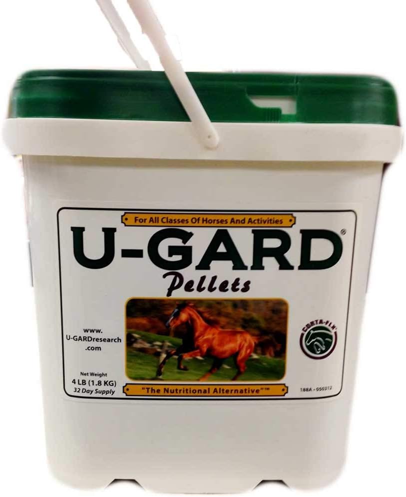 U-Gard Pellets 4 lb per tutte le classi di cavalli e attività. Un integratore alimentare di magnesio di calcio