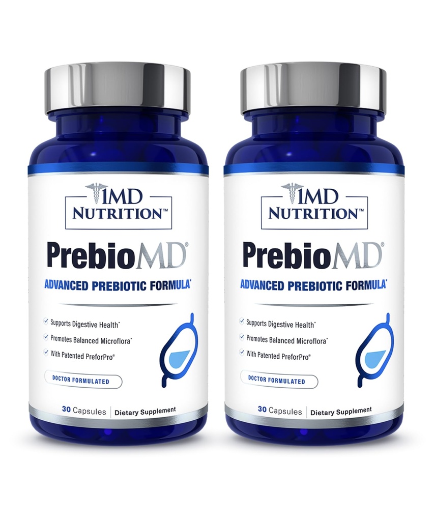 PreBioMD - Prebiotico con PreforPro | Support Digestione sana e batteri benefici