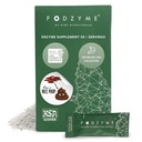 FODZYME® On-The-Go Enzimi digestivi per la salute del fegato, sollievo per il blocco, gas, costipazione, diarrea, dolore addominale, basso FODMAP, 30 Dose