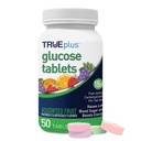 TRUEplus® Glucose Tablets, Sapore assortito (Grape, lampone, arancione) - 50ct Bottiglia (1)
