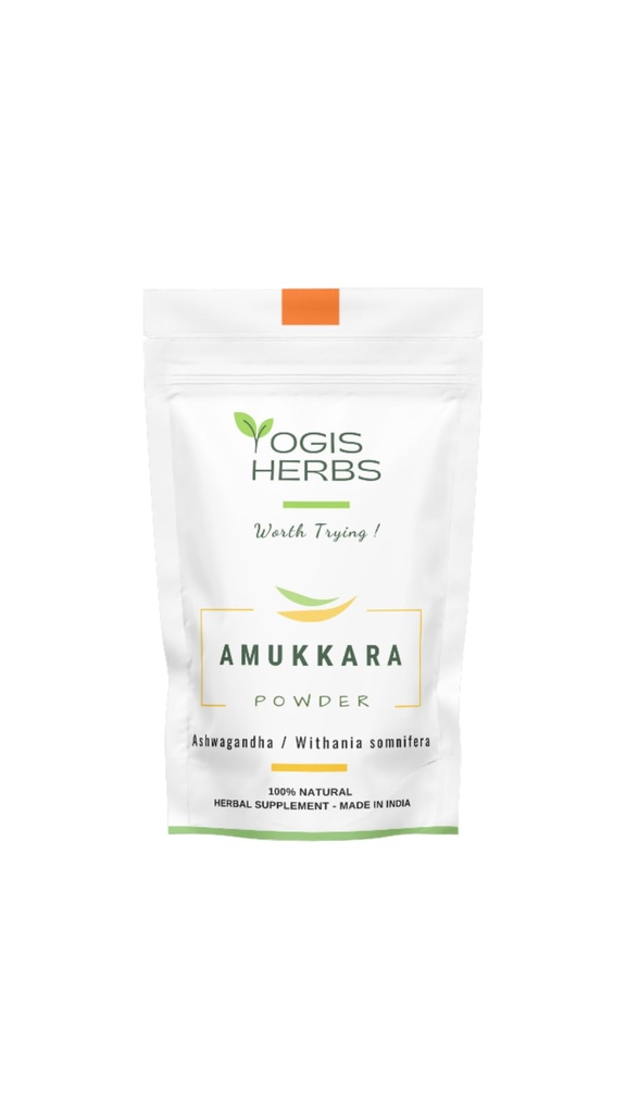 YOGIS HERBS polvere di amukkara (Withania Somnifera) - polvere di radice di Aswagandha 1Lb fresca e pura