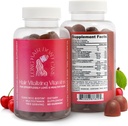 Capelli lunghi Non Cura Capelli Vitalizzanti Vitamine, Pelle Capelli e Vitamine Unghie, Vitamine per Donne e Uomini, Acido Pantotenico, Acido Folico & Biotin Gummies, Vitamine Non OGM, 60 Vitamine Gummy