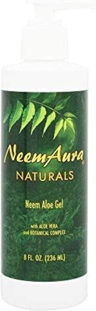 NEEMAURA Aloe Gel, 8 Ounce fluido