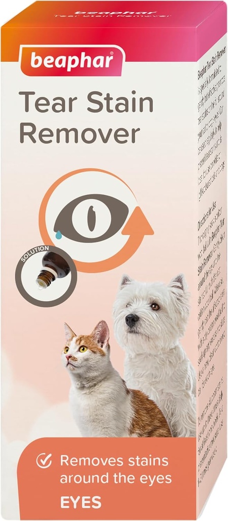 Sherleys Tear Stain Remover 50ml per gatti e cani da Melian
