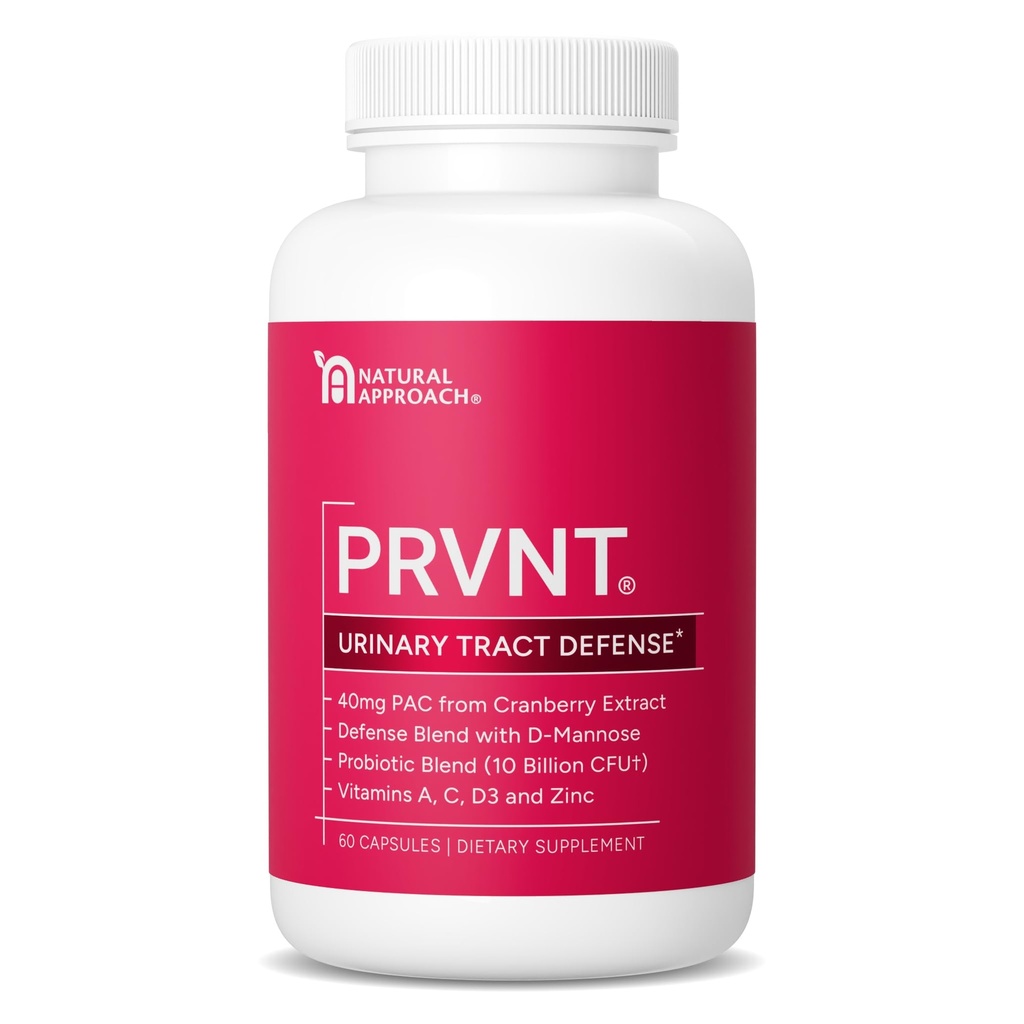 Difesa del tratto urinario con il PAC di mirtillo, D-Mannose, Probiotics & Vitamins | Integratore di supporto UTI evitamento e vescica | Pillole di mirtillo più potenti per le donne e gli uomini | USA Prodotto | 60 capsule