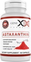 GENEX 12mg Astaxanthin Softgels (60 capsule) Antiossidante naturale per occhio, pelle e Joint Health & Immune Support - Gluten Free, Non-GMO (60 Day Supply)