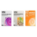 Veru Wellness Hormonal Balance Patch per le donne Compete Bundle - Myo-Inositol & D-Chiro, Ashwagandha, B12 Energy - PMS Relief, Mensural Support, Mood Stress and Energy (2 Mesi)