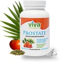 Viva Vitamine Integratori per la salute della prostata per gli uomini - con Pygeum, Olio di semi di zucca, e Palmetto di sega per gli uomini, Integratori di prostata per gli uomini, Formula di prostata per la salute della vescica, 60 Caps di verdure