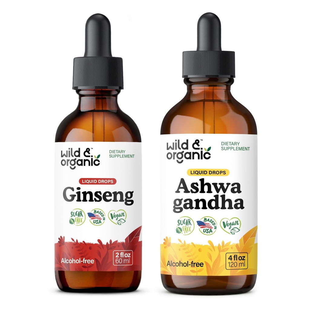 Tintura 2 fl oz & Ashwagandha Tincture 4 fl oz