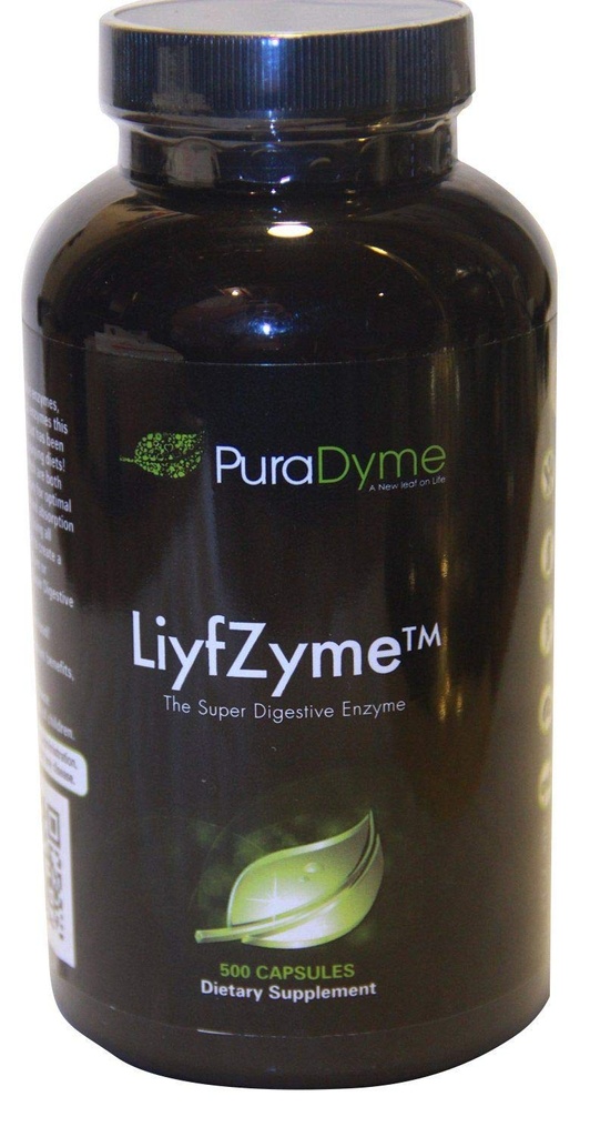 PuraDyme LiyfZyme Plant Based Digestion and Dietary Supplement - 500 capsule vegetali. di Lou Corona