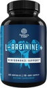 Pre Workout Nitric Oxide Supplement - Extra Strength L Arginine L Citrulline Supplemento con Beta Alanine Nitric Oxide Booster per una maggiore resistenza alle prestazioni Vascularità e recupero muscolare